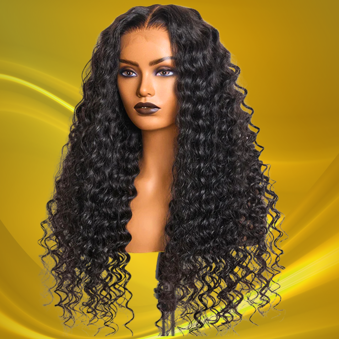 Belle Vie 200% Density HD 13x4 Full Frontal Lace Wig Deep Wave